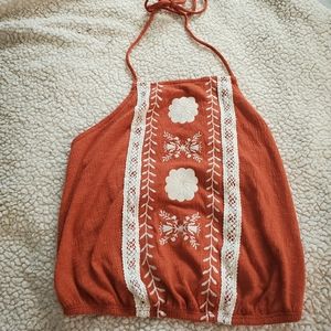 Halter Neck Boho Top